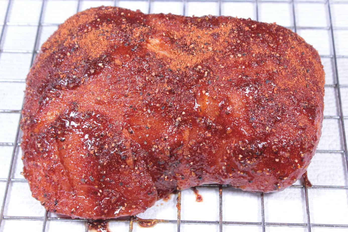 Smoked Teriyaki Barbecue Pork Sirloin in the Smoker - Learn to Smoke